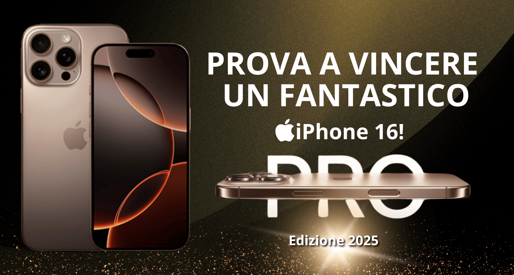 prova a vincere un iphone 16 Pro